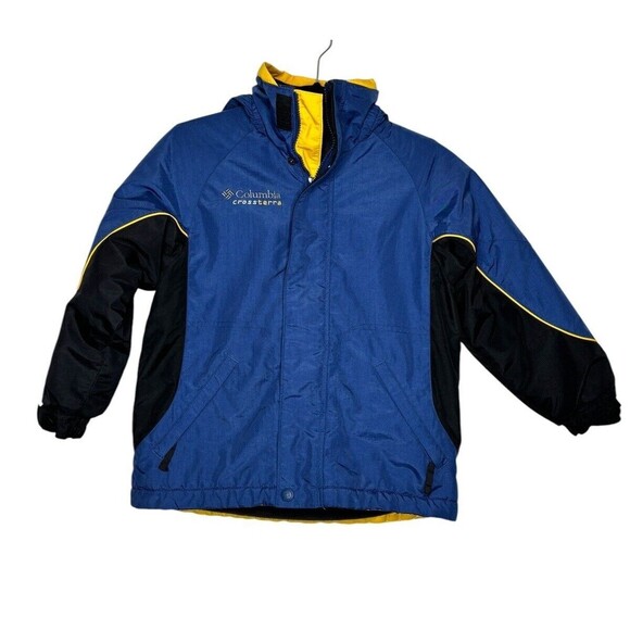 Vintage Columbia Insulated Puffer Ski Jacket Pocketed Hooded Boys Size 8